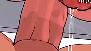 Bull sucked by boar