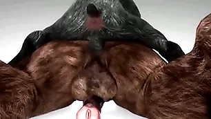 Minotaur fucks mime added to cums nearly his throat - wildlife