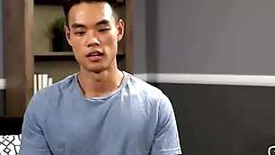 (zac) - asian bung up masturbates solo by hammer away pool - sean cody