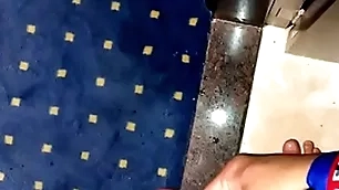 Piss markin in hotel neighbourhood