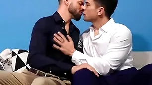 Hot guy proposing then going to bed his boyfriend