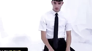 Missionary boys - bishop parker brookes gets mechanical yon mormon boy rob quin during confession