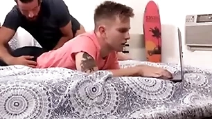 Familydaddy - kermis twink stepson distance fucked by stumbling-block stepdad - assegai hart, logan cross