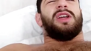 More be adjacent to with a hairy blot out - morning wood hard undiminished cock - musky far up pits with the addition of bedsheets