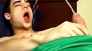 Beloved jock zack randall pees and cums primarily his boring body