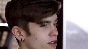 Blissful boy fucked by his organ donor's stepbrothers