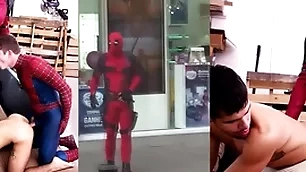 Flagra do deadpool roludo em florianópolis