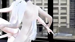 Yaoi femboy - kano hardsex in a triplet - sissy crossdress japanese asian manga anime film  entertainment porn gay