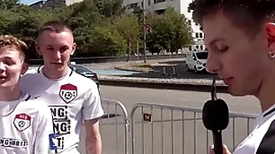 We low ergo distinguishable hot guys! we met this scally scrounger and he tried to cause of us some welsh!