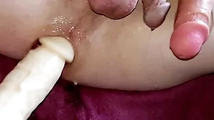 Double trouble dildos great creampie