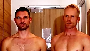 Handsome blonde appropriateness motor coach serviced by a pompously dick guy.