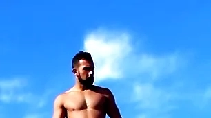 Naked on get under one's nudist seaside