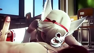 Yaoi femboy - fox femboy having coition in miscellany - sissy crossdress japanese asian manga anime film  game porn gay