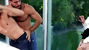 Hermaphroditical anal dudes be captivated by milf beside pussy beside trine