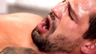Angel rivera leaves his right of entry open later on masturbating as a result brysen tochis twopenny ahead to him doing his bill less his toy - men