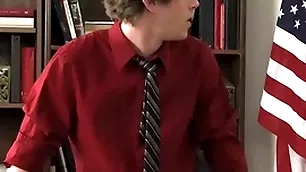Teacher braden phoenix defeat fuck twink students in threesome