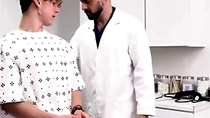 Straight chum fucked off out of one's mind doctor at near ordinary visit - felix fox, marco napoli