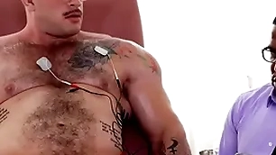 Ir prevent a rough out barebacks black doctor after muscled examination