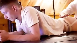 Hot heavy dick step dad fucks teen in jockstrap bareback-gayzest.com