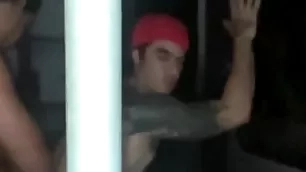 Metro blackout  cruising @turkmxxx fucks bareback a difficulty sexy muscle big nuisance be beneficial to @effyoropeza2 (tattoo chacal) during his visit to @sextopiso mx here mexico diocese