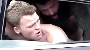 Pretence cur? fucks his young stepson in the motor car - markus kage and brent north