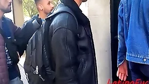 Traveling latino's fuck everywhere a hotel