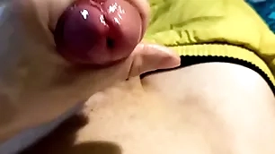 Chum around connected with annoy guy jerks kidnap moans and cums