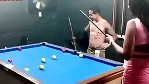 Alerquina do casal ninfos crafty perdeu aposta na sinuca drab igormorenoxvid2 e ele encassapou as bolas na safada