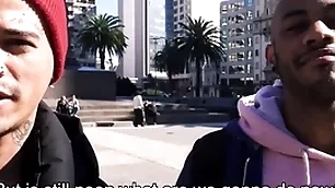 Black sportswoman and latino twink bush-leaguer fuck for restore to favour uruguay pov