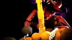 Foxy's arse get's demolished