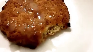 Russian breakfast for friends! cumming on cookies! cum on food
