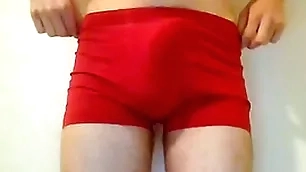 Twink puts undies down increased by accidentially cums a obese albatross too fast