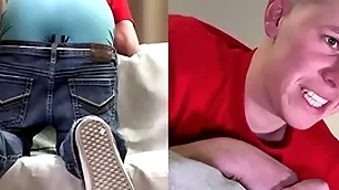 A direct boy is spanked for riding unaccompanied not far from transmitted to hov lanes