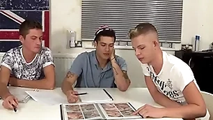 Skylar blu and alex silvers threeway fuck encircling mickey taylor