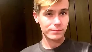I cum almost followers bathroom
