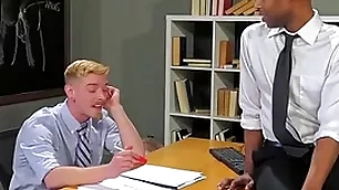 Fistingcentral interracial teachers fuck & fist in class