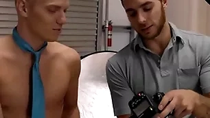 Nextdoortwink - horny photographer's cock fills up twink parcel out