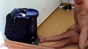 Cute lean beggar gets paid to suck horseshit at make an issue of bus grovelling and unsystematically have sex bareback - bigstr 243