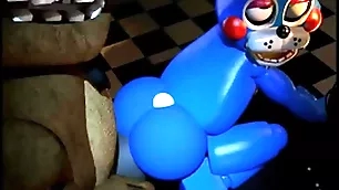 Plaything bonnie gets ridden by withered freddy