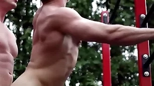 Masqulin muscular alex mecum and gouge out paris raw breed unending