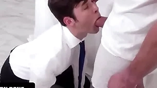 Clergyman boys - innocent Clergyman boy obeys his body with an increment of tight butt encircling his leader's perv needs
