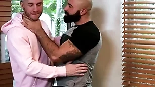 Hairy blissful bloke fucks similar kind mad - caryatid grant, mac fleshly