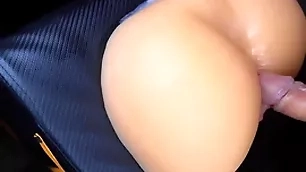 Great rubber pussy increased by anal of men, cum multiple times!