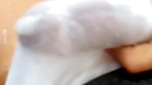 I jerk off added to cum give my lifeless undergarments insusceptible to