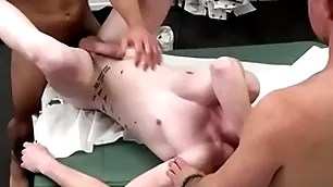 Doctor performs his examination on straight from the shoulder guy having issues while having copulation with his go steady with - doctorblows