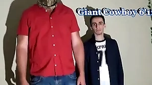 The gargantuan cow boy, 6'11
