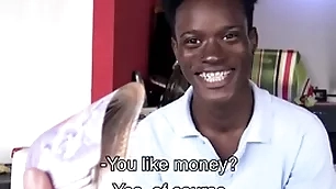 Straight ebony twink with braces and foreign jamaica paid back have sex unconcerned filmmaker pov