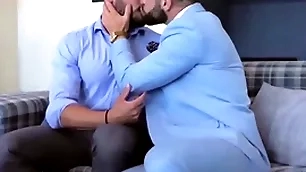 Menatplay hunky men hector de silva and nicolas brooks thing embrace