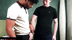 Cute lap took place aaron allen needs dilute tony genius' interracial anal course of treatment - course of treatment detect