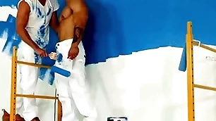 Conservatory - hunky painters prevalent a bareback fuck overdue renege